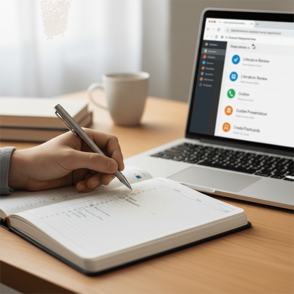 Supervisor assigning tasks with a checklist on a clipboard to a worker